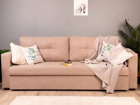 Диван Аракуль Бежевый Омега 04