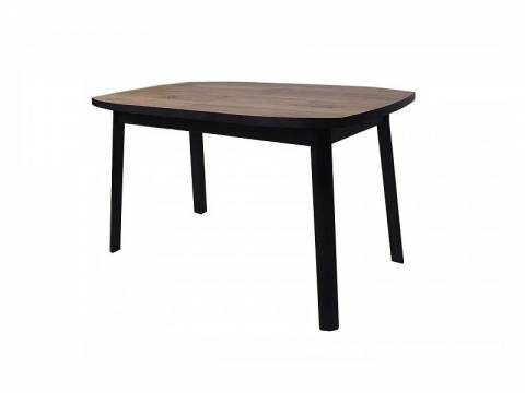 Стол раздвижной Дионис Лайт 1400 дуб флагстафф/черный муар