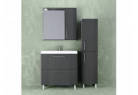 Комплект для ванны напольный Альба 80 антрацит