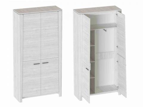 Шкаф двухдверный в гостиную Мальта Дуб Винтерберг