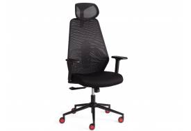 Кресло Matrix red ткань черный