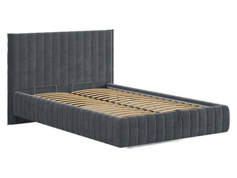 Кровать с подъемным механизмом Твикс 120х200 см графит