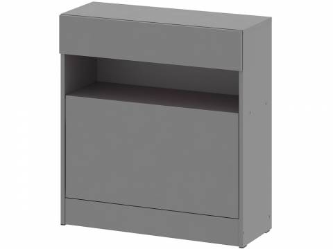 Обувница ОБ1 Энни Графит серый