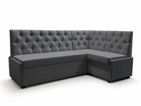 Угловой диван Призма каретная стяжка со спальным местом вивальди 34