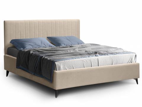 Кровать Фрейм 1400 Страйп высокие ножки без подъема вивальди 3