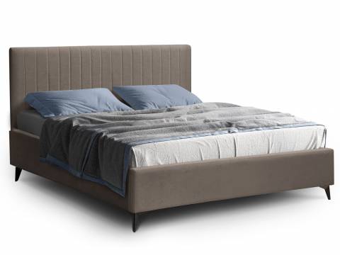 Кровать Фрейм 1400 Страйп высокие ножки без подъема вивальди 8