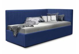 Кровать подростковая левая 900 Фрейм Страйп без подъема барон 15