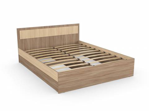 Кровать Дуэт Люкс 1400 ясень шимо