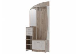 Прихожая Саша 14 Дуб крафт серый/дуб крафт белый