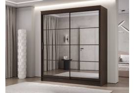Шкаф-купе Гранд-1 2000 Дуб Венге-двери Зеркало