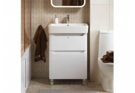 Тумба с раковиной Lana 60 белая Умывальник Нео 60
