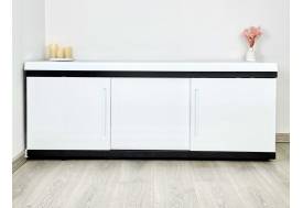 Экран под ванну МДФ Alt Black 1700 мм белый