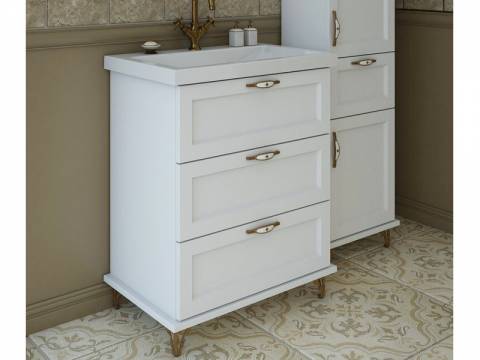 Тумба с раковиной Bali Classic 750 напольная 3 ящика