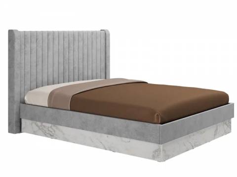 Кровать Эдем 1600 с ПМ ЛДСП Сабия