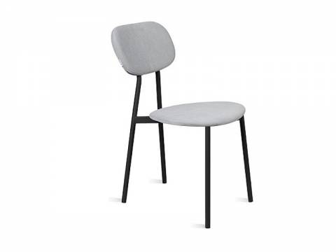 Стул Модерн светло-серый/черный муар - 4 шт