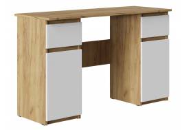 Стол письменный СП-002 ЛДСП Бостон Лайт дуб крафт золотой-белый