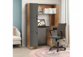 Уголок школьника Омега 2 Дуб золотистый/Антрацит