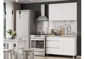 Кухонный гарнитур Денвер 1200 Белый текстурный