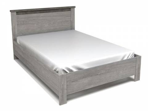 Кровать 1200 Денвер без основания Риббек серый