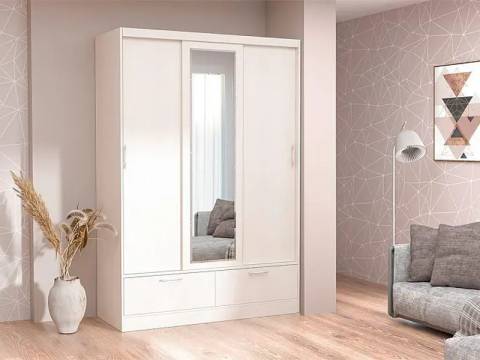 Шкаф-купе арт 009 Бодега белая