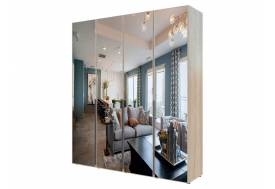 Шкаф Гранд ГШК/1-21-20-2222 (двери тип 2) с четырьмя зеркалами