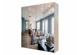 Шкаф Гранд ГШК/2-21-20-1111 (двери тип 1) с четырьмя зеркалами