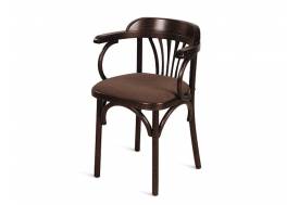 Стул Венский мягкий темно-коричневый/темный тон - 2шт