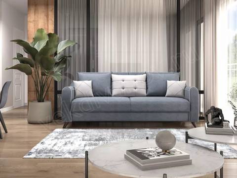 Прямой диван Бриз Ultra Ink Ultra Smoke