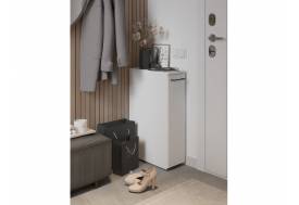 Тумба узкая универсальная 3 полки арт. 165 белый