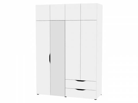 Шкаф с зеркалом Astrid H273М с Антресолью HA4