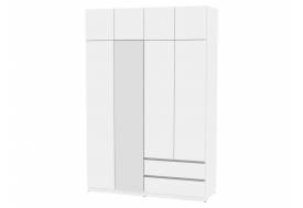 Шкаф с зеркалом Malta light H299М и Антресоль HA4