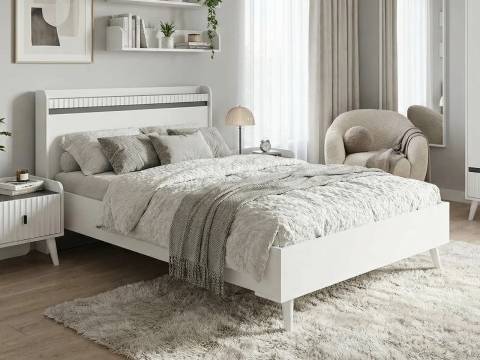 Кровать 1200*2000 Омега 10 с фанерным основанием