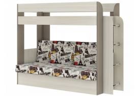 Кровать двухъярусная Карамель 75 шимо-Биг Бен