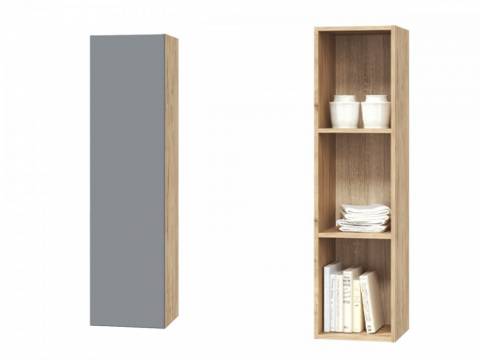 Шкаф настенный с 1 дверкой 1200 Сканди смоки софт