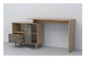 Стол письменный Эго Ст-2 камень темный на ножках