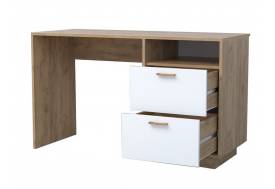 Стол письменный Эго Ст-3 белый глянец цоколь