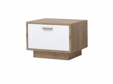 Тумба прикроватная Эго Т-5 белый глянец цоколь