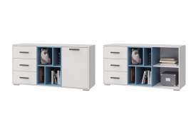 Тумба с 1 дверкой и 3 ящиками Стич